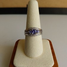 Tansanit ring 925 gebraucht kaufen  Kiel