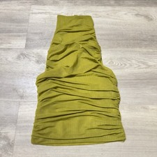 Blusa Zara Feminina Decote Halter Verde Musgo Sem Mangas Blusa Rouched Tamanho Pequeno comprar usado  Enviando para Brazil