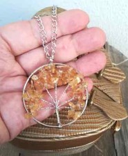 Collana citrino naturale usato  Roma