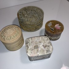 Vintage soapstone trinket for sale  HALIFAX