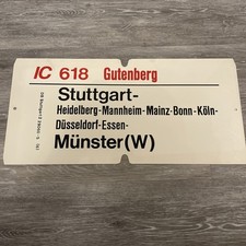 Zuglaufschild doppelseitig gut gebraucht kaufen Zuglaufschild doppelseitig gut gebraucht kaufen  Waiblingen