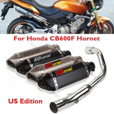 Silenciador 370 mm tubo médio escape motocicleta Honda CB600F Hornet 600 comprar usado  Enviando para Brazil