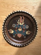 Wandteller ton getöpfert gebraucht kaufen  Heroldsberg
