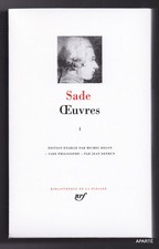 Sade œuvres tome d'occasion  Pézenas