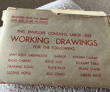 Working drawings handy for sale  TAUNTON