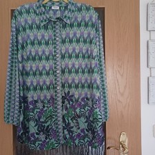 Damen longbluse druckmix gebraucht kaufen  Hallbergmoos