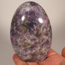 Pedra preciosa polida de mica de lítio 4,1" LEPIDOLITE forma livre - Madagascar comprar usado  Enviando para Brazil