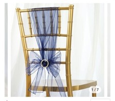 125 blue organza for sale  Washington