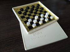 Mini-jogo lembrança vintage soviético damas bolso caminhada URSS comprar usado  Enviando para Brazil