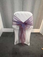 Shimmer purple organza for sale  BROUGH