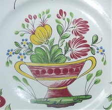 Assiette ancienne décor d'occasion  Arronville