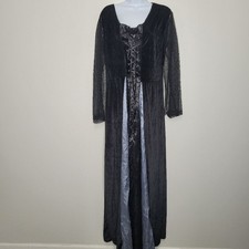 Vestido fantasia bruxa cosplay bruxa gótica capricho maxi rede tamanho grande comprar usado  Enviando para Brazil