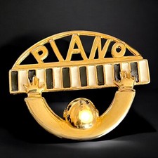 Piano brooch gold for sale  Monmouth Junction