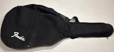 Mochila Fender preta fina estilo guitarra bolsa gig com logotipo e bolso frontal com zíper, usado comprar usado  Enviando para Brazil