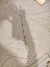 Silver chain men for sale  LONDON