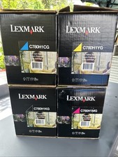 Usado, NOVO Lexmark C780H1CG C780H1YG C780H1MG C780H1KG OEM Conjunto de Toner Genuíno C780 TRI comprar usado  Enviando para Brazil