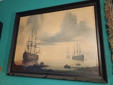 Oil painting sailing for sale  ERITH