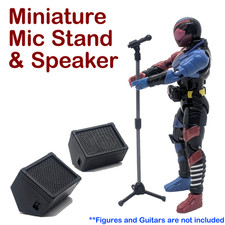 Suporte de microfone em miniatura com microfone e alto-falante casa de bonecas 1:12 feito no Japão comprar usado  Enviando para Brazil