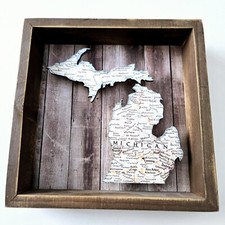 Floating michigan map for sale  Grand Haven