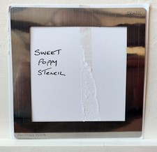 Sweet poppy stencil for sale  BARNSLEY