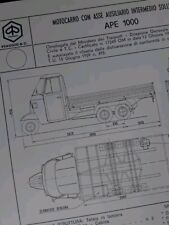 Piaggio ape 1000 usato  Brescia