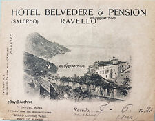 Ravello hotel belvedere usato  Italia