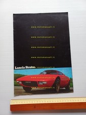 Lancia stratos depliant usato  Vimodrone