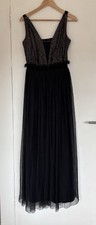 Evening dress black for sale  LONDON