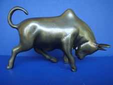 Vtg brass bull for sale  Manchester