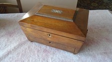 Antique large inlaid for sale  KEIGHLEY