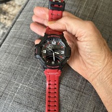 Relógio Casio G-Shock analógico-digital pulseira vermelha comprar usado  Enviando para Brazil