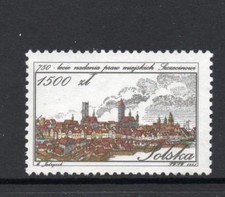 POLAND MNH 1993 SG3470 750TH ANV NADANIA PRAWA MIEJSKIEGO SZCZECINOWI na sprzedaż  Wysyłka do Poland