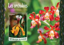 Flowers orchids stamps d'occasion  Expédié en Belgium