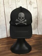 Boné caminhoneiro Mastermind Japan MMJ - Strass caveira e ossos - Strapback chapéu sistema operacional comprar usado  Enviando para Brazil