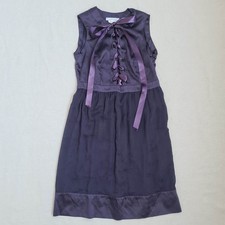 Vestido justo feminino Germano Zama de seda tamanho P comprimento do joelho roxo forrado sem mangas comprar usado  Enviando para Brazil