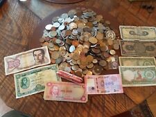 Lote de monedas y billetes del mundo, muchos países, algunos más antiguos, ¡más de 9 libras! segunda mano  Embacar hacia Mexico