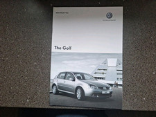 Volkswagen golf brochure for sale  CREWKERNE