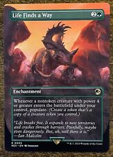 1x BORDERLESS LIFE FINDS A WAY - Jurassic Park - MTG Magic the Gathering, usado comprar usado  Enviando para Brazil
