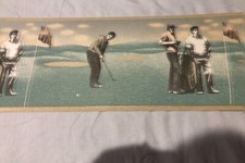 Rolo de papel de parede vintage golfe, rolo de 17' X 7", usado comprar usado  Enviando para Brazil