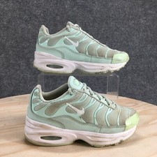 Tênis Nike Youth 1Y Teal Air Max Plus atlético corrida amarrado casual 848216 comprar usado  Enviando para Brazil