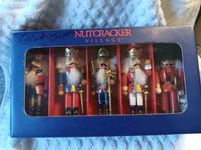 Nutcracker village handcrafted for sale  Oreland