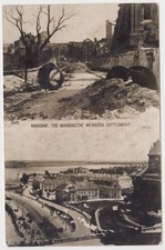 Warsaw, The Mariensztat workers settlement 1945 - 1950 (Warszawa, Warschau, WW2) na sprzedaż  Wysyłka do Poland