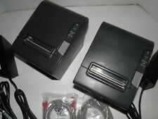 2 Epson TM-T88V Impressora Térmica de Recibos POS Ethernet/USB M244A com Fonte de Alimentação comprar usado  Enviando para Brazil