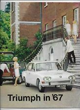 1967 triumph brochure for sale  NEWMARKET