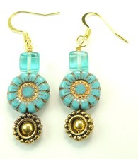 Turquoise czech flower for sale  San Diego