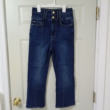  Jeans feminino FRAME cintura alta azul tamanho 29 perna larga , usado comprar usado  Enviando para Brazil