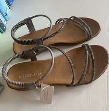 Grey sparkle sandals for sale  CHESTER