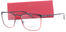ÓCULOS MOREL 30319L GM11 RETANGULAR PRETO ELÉTRICO VERMELHO AUTÊNTICO 52-20 FRANÇA comprar usado  Enviando para Brazil
