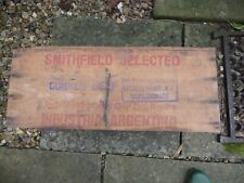 Wooden crate vintage for sale  LEICESTER