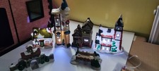 Ceramic christmas village for sale  BRIDLINGTON
